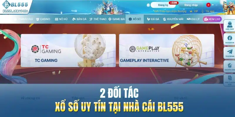 2 Đối tác xổ số uy tín tại nhà cái BL555