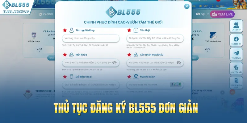 Thủ tục đăng ký BL555 đơn giản