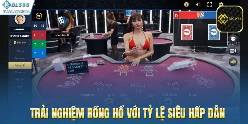 Trải nghiệm Rồng Hổ với tỷ lệ siêu hấp dẫn